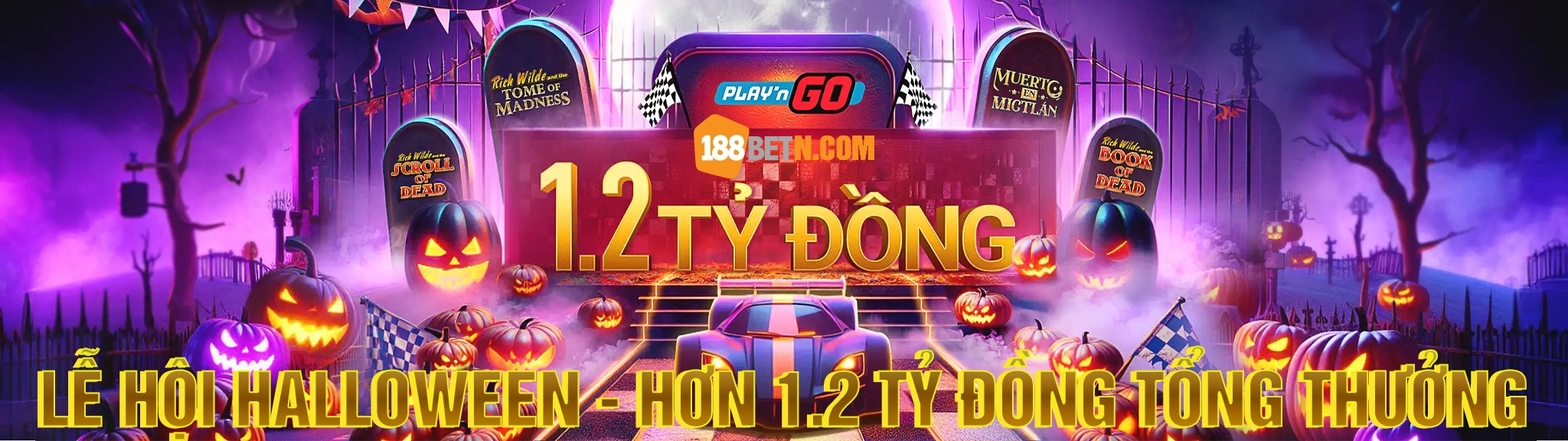 Thưởng halowen 1.2 tỷ đồng tại 188bet